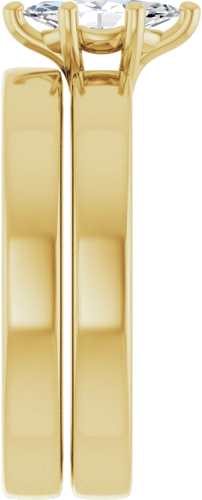 14K Yellow 8x4 mm Marquise Solitaire Engagement Ring Mounting (9)