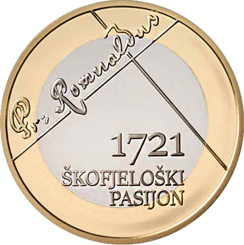 2021 Slovenia Škofjeloški passion 3 euro coin (1)
