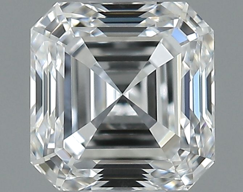 0.5 carat F-VVS1 Natūralus Asscher Deimantas (1)