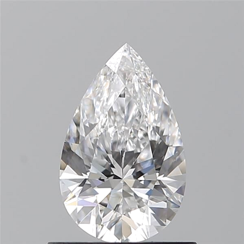 0.71 carat D-VVS2 Natūralus Pear Deimantas (1)