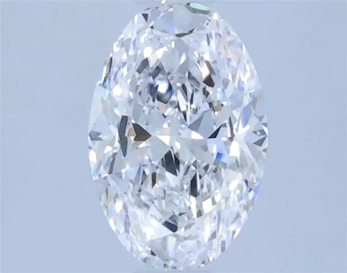 0.55 carat D-VS1 Natūralus Oval Deimantas (1)