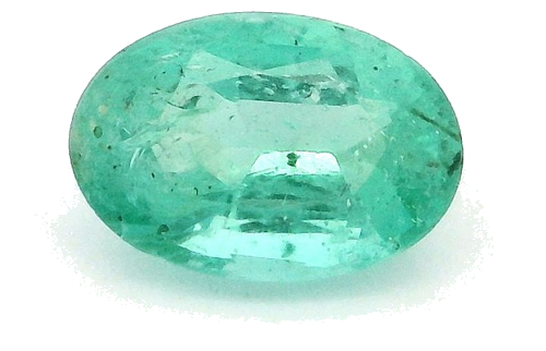 0.54 carat GREEN Oval Smaragdas (1)