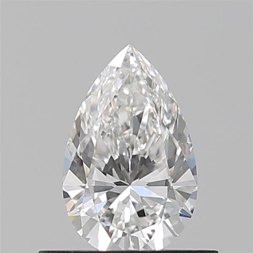 0.5 carat F-VVS1 Natūralus Pear Deimantas (1)