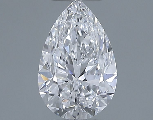 0.6 carat D-VS2 Natūralus Pear Deimantas (1)