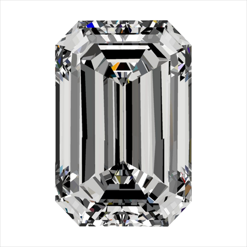 0.35 carat E-VVS2 Natūralus Emerald Deimantas (1)