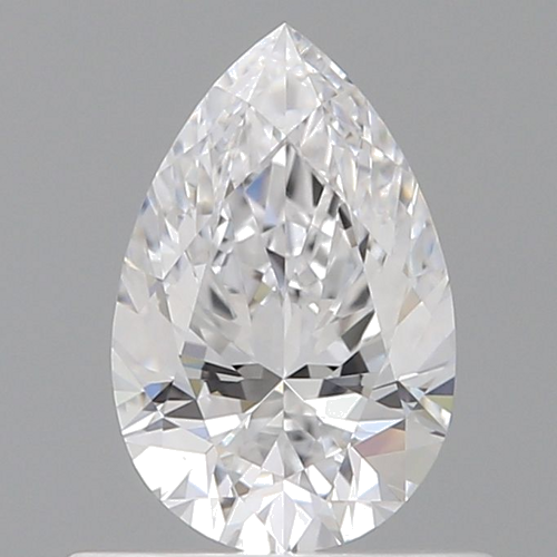 0.55 carat D-VVS2 Natūralus Pear Deimantas (1)