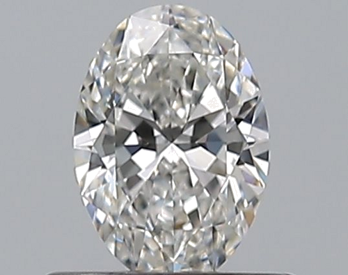 0.53 carat F-VVS2 Natūralus Oval Deimantas (1)