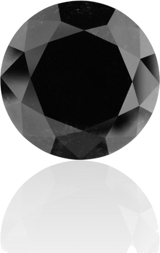 11.6 carat Fancy Black-VVS2 Excellent cut Natūralus Round Deimantas (1)