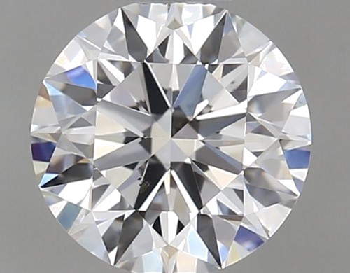 0.56 carat F-SI1 Excellent cut Natūralus Round Deimantas (1)
