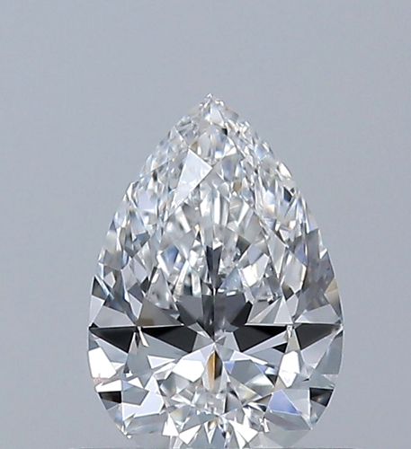 0.5 carat E-SI1 Natūralus Pear Deimantas (1)