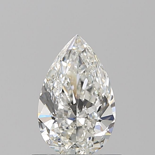 0.7 carat H-VS2 Natūralus Pear Deimantas (1)
