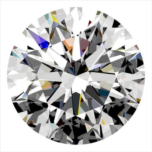 0.3 carat F-VS1 Excellent cut Natūralus Round Deimantas (1)
