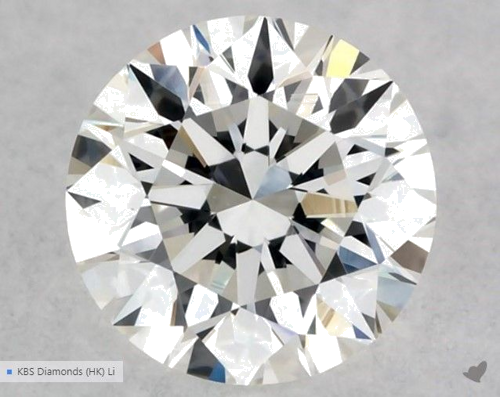 0.57 carat G-VVS2 Excellent cut Natūralus Round Deimantas (1)