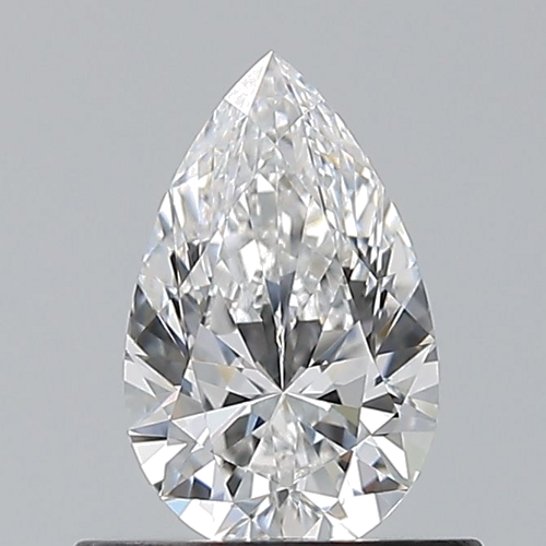 0.55 carat E-IF Natūralus Pear Deimantas (1)