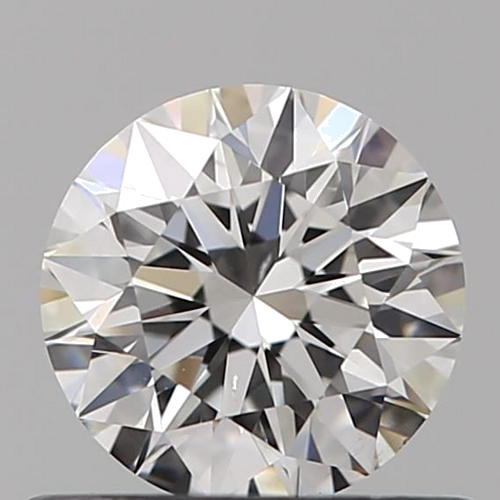 0.52 carat F-SI1 Excellent cut Natūralus Round Deimantas (1)