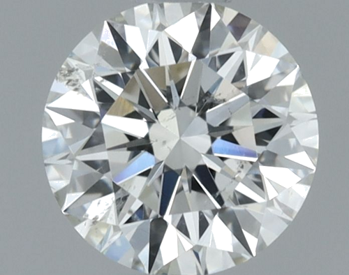 0.5 carat I-SI2 Excellent cut Natūralus Round Deimantas (1)