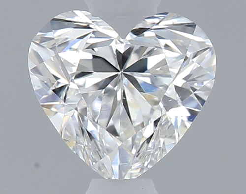 0.39 carat F-VS2 Natūralus Heart Deimantas (1)