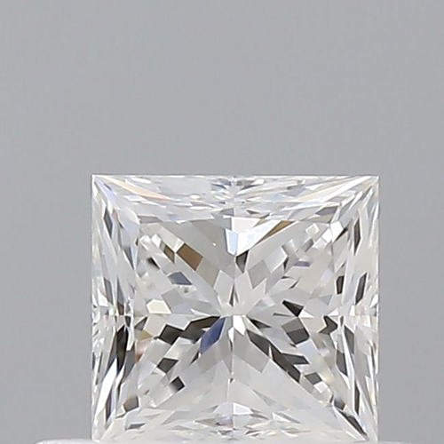 0.5 carat F-VVS1 Natūralus Princess Deimantas (1)