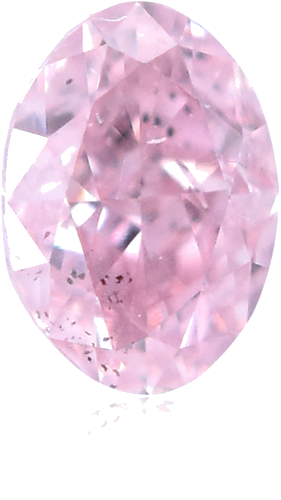0.15 carat Fancy  Pink-SI2 Natūralus Oval Deimantas (1)