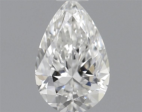 0.4 carat F-VVS1 Natūralus Pear Deimantas (1)