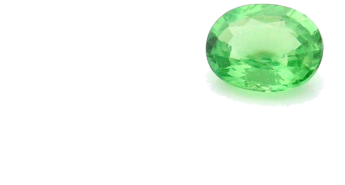 0.42 carat GREEN Oval Garnet (1)