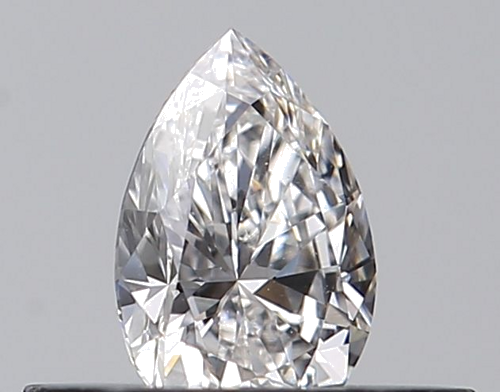 0.26 carat E-VVS2 Natūralus Pear Deimantas (1)