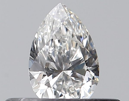 0.24 carat F-SI1 Natūralus Pear Deimantas (1)