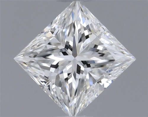 0.3 carat E-VVS2 Natūralus Princess Deimantas (1)