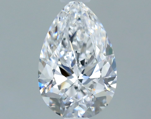 0.5 carat D-IF Natūralus Pear Deimantas (1)