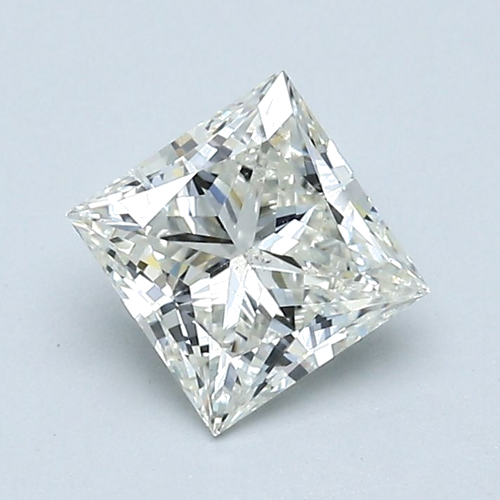 1.04 carat K-SI2 Natūralus Princess Deimantas (1)