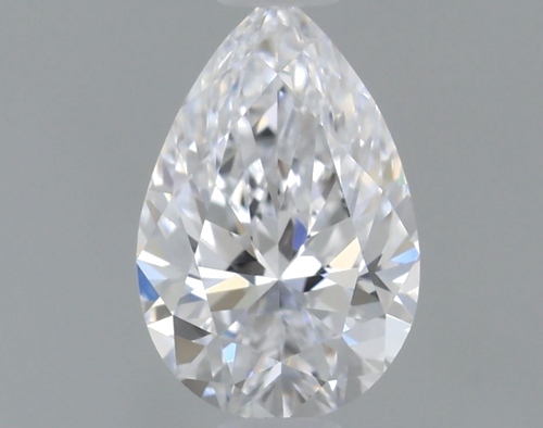 0.3 carat D-VVS2 Natūralus Pear Deimantas (1)