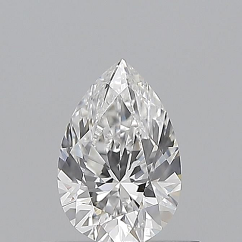 0.5 carat D-VS1 Natūralus Pear Deimantas (1)