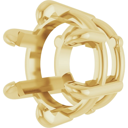 Pakabukas „Solitaire“ 585 Geltonojo Aukso Round 8mm (2)