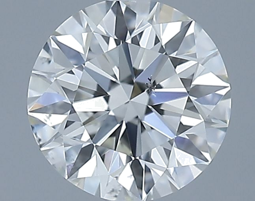 0.61 carat I-SI1 Excellent cut Natūralus Round Deimantas (1)