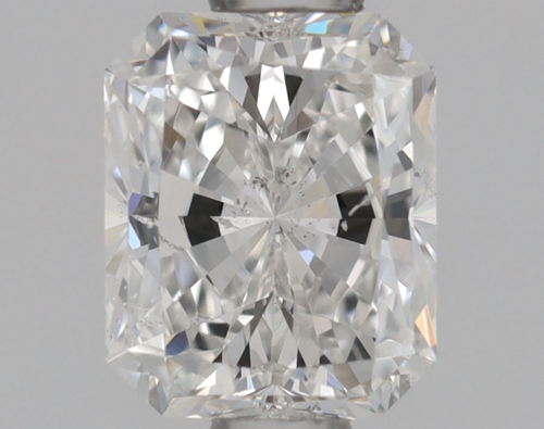 0.66 carat F-SI2 Natūralus Radiant Deimantas (1)
