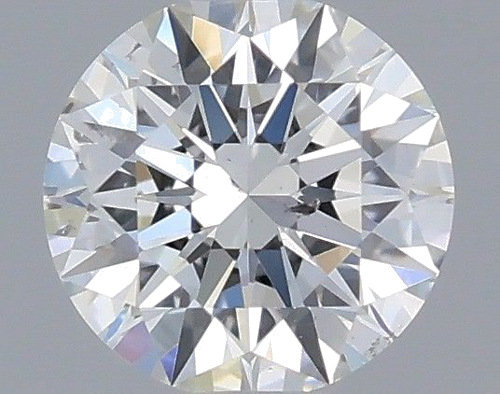 0.33 carat G-SI2 Excellent cut Natūralus Round Deimantas (1)