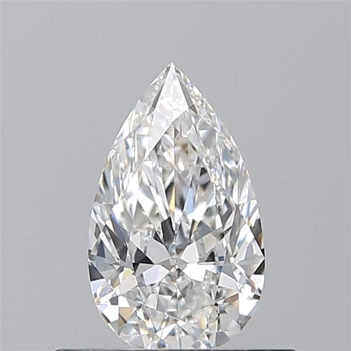 0.51 carat F-VS1 Natūralus Pear Deimantas (1)