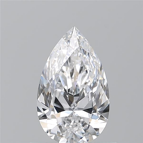 0.7 carat D-VVS1 Natūralus Pear Deimantas (1)