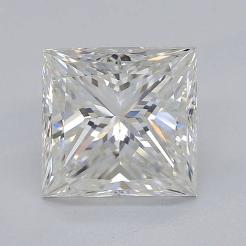 1.7 carat H-SI1 Natūralus Princess Deimantas (1)