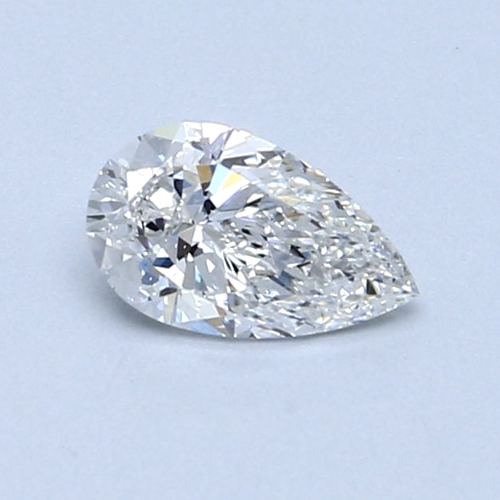 0.53 carat F-VS2 Natūralus Pear Deimantas (1)