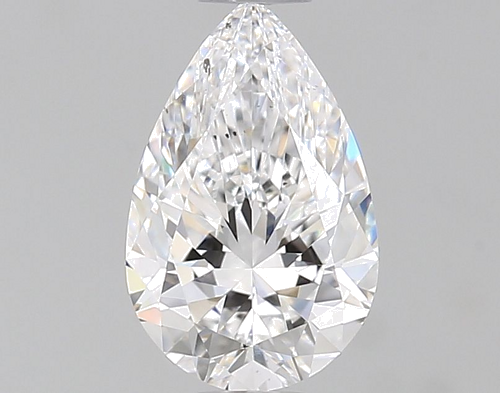 0.7 carat D-SI1 Natūralus Pear Deimantas (1)