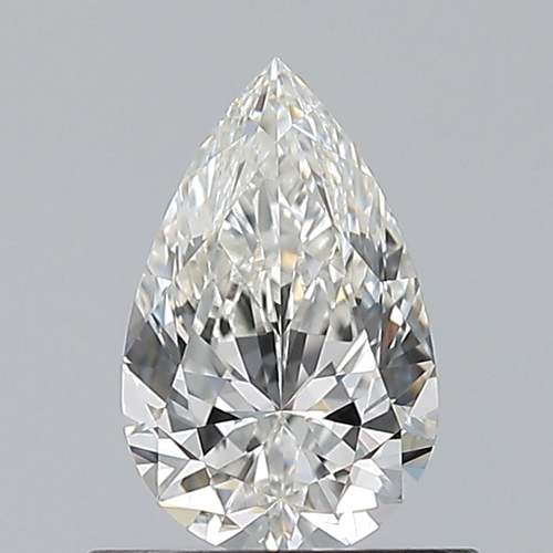 0.6 carat G-VS1 Natūralus Pear Deimantas (1)