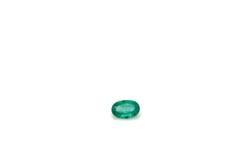 0.38 carat GREEN Oval Smaragdas (1)