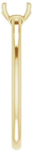Sužadėtuvių Žiedas „Solitaire“ 18k yellow gold Round 5.5mm (4)