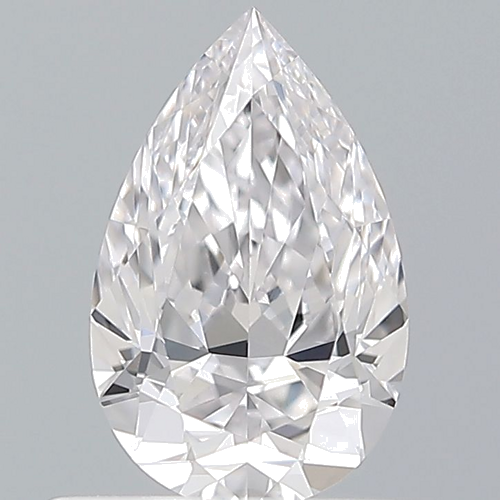 0.5 carat D-VVS1 Natūralus Pear Deimantas (1)