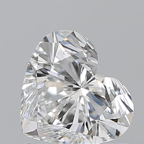 1.09 carat F-SI1 Natūralus Heart Deimantas (1)