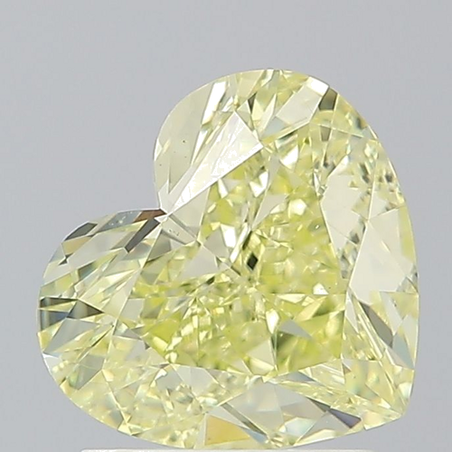 2.03 carat Fancy Yellow-VS2 Natūralus Heart Deimantas (1)