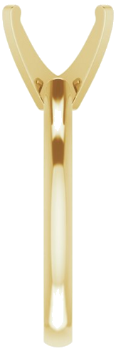 Sužadėtuvių Žiedas „Solitaire“ 14k yellow gold Round 10.5mm (4)