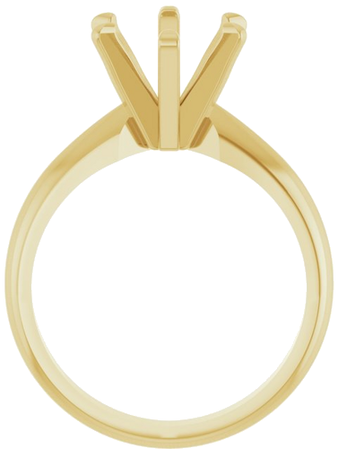 Sužadėtuvių Žiedas „Solitaire“ 14k yellow gold Oval 10mm x 8mm (2)