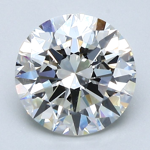 2.01 carat H-VVS1 Excellent cut Natūralus Round Deimantas (1)